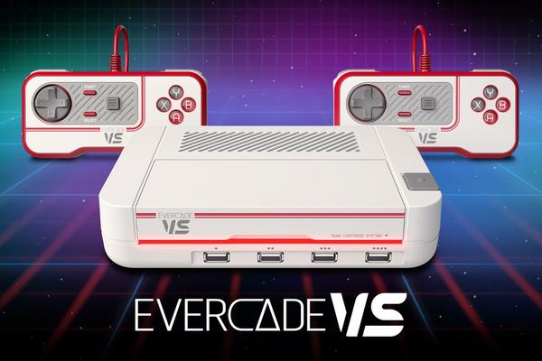 カセット2本挿し＆4人同時対戦ができるレトロゲーム筐体「Evercade VS