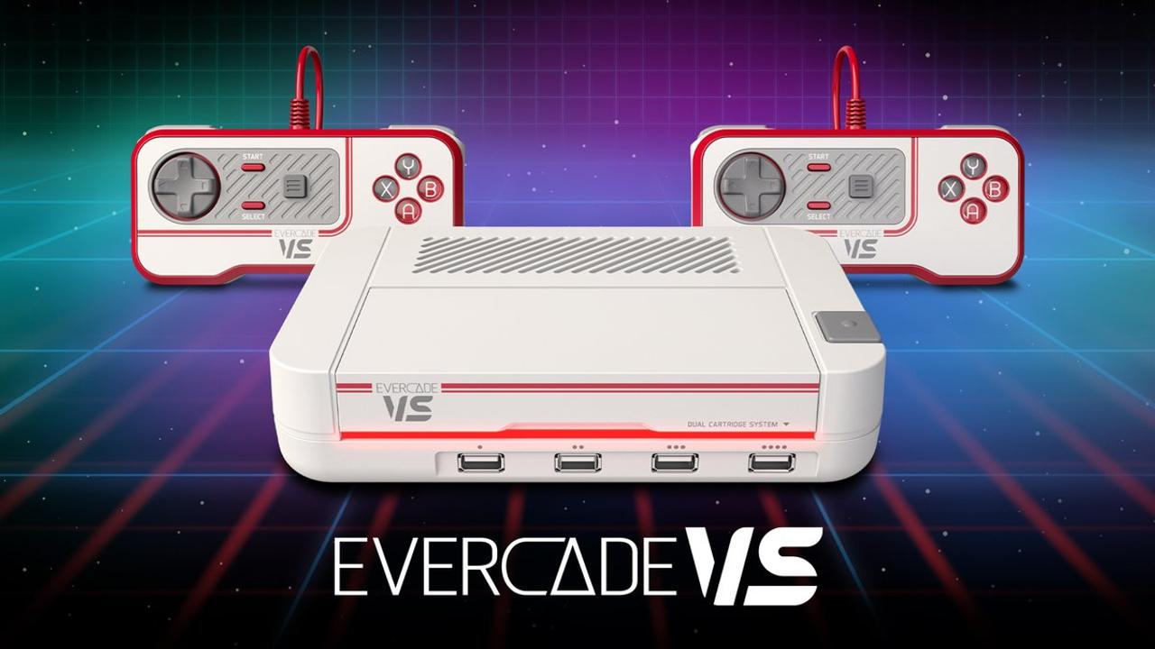 カセット2本挿し＆4人同時対戦ができるレトロゲーム筐体｢Evercade VS｣