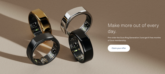第3世代の｢Oura Ring｣が予約開始。待望の24時間心拍測定が可能に 
