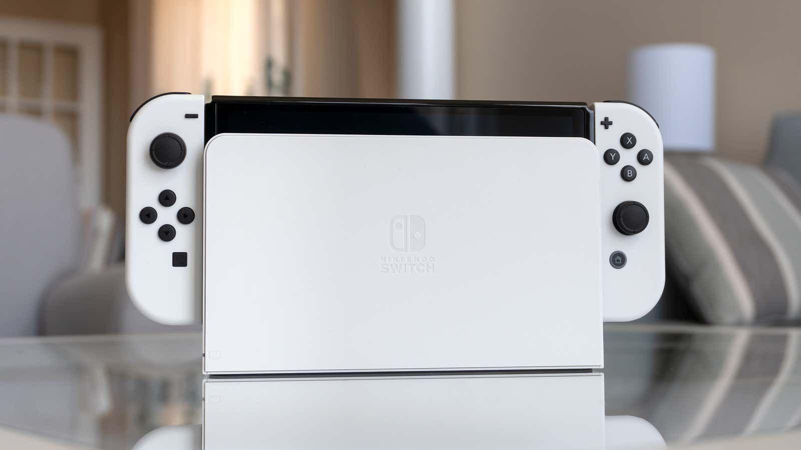 Nintendo Switch 有機ELモデル 揚がり 白