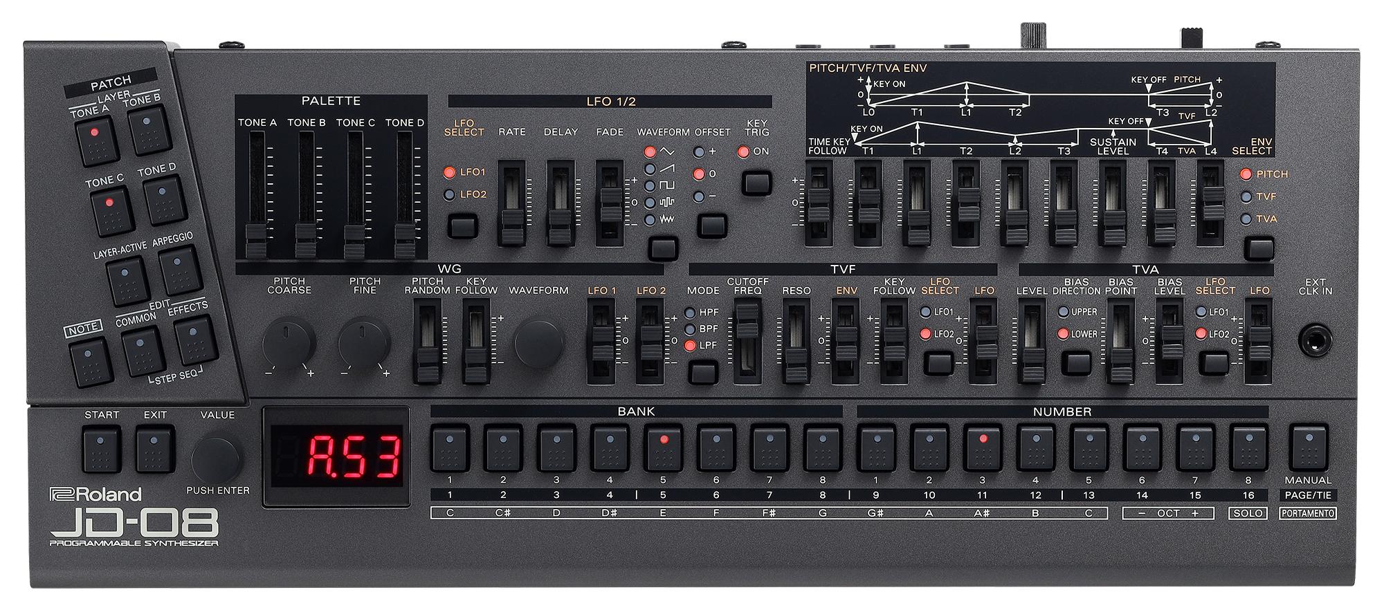 小室サウンドを復刻！ パネルデザインが最高な｢JD-08｣がRolandから登場