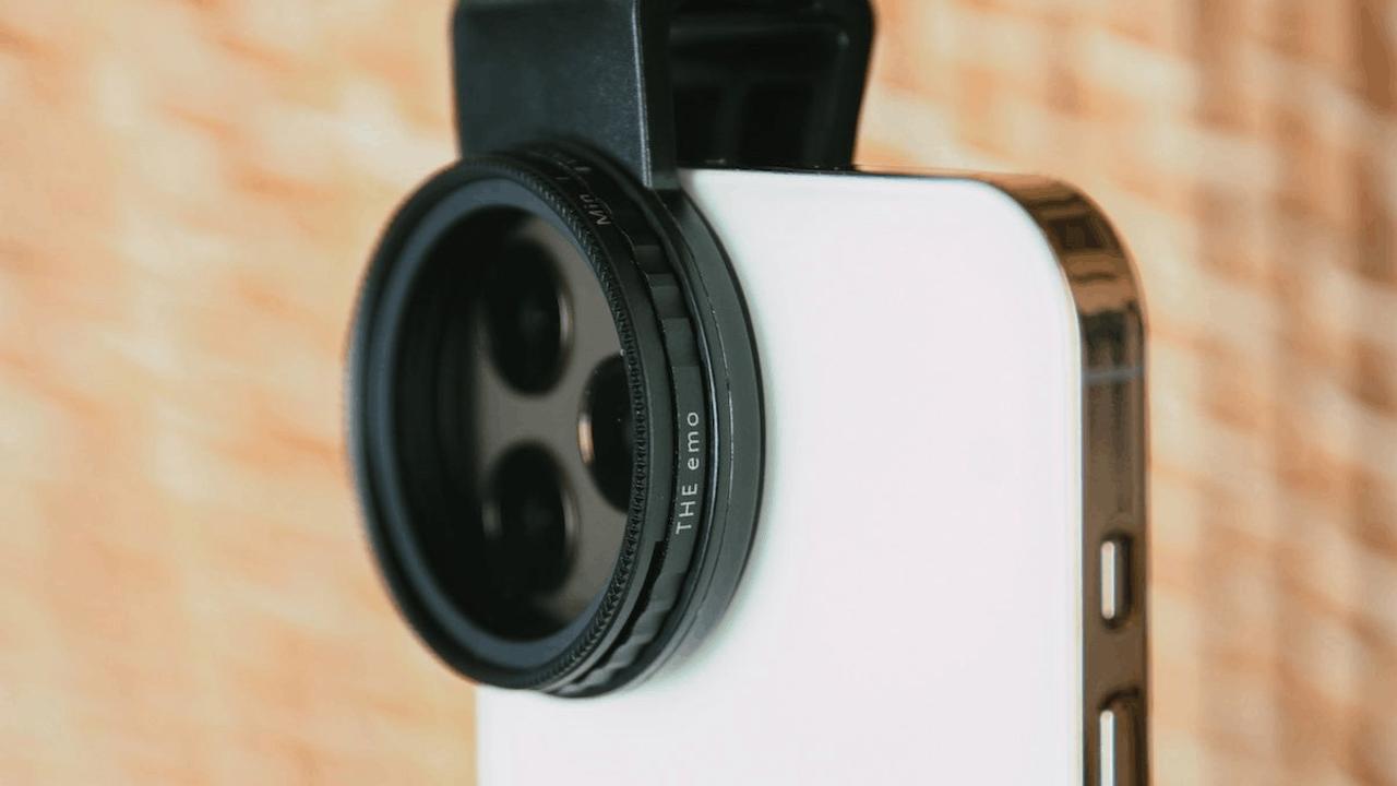 スマホカメラでの撮影テクニックに差をつけよう！ お手軽な可変式NDフィルター｢THE emo｣
