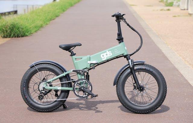 連続走行距離120km! 極太タイヤの折りたたみ電動アシスト自転車 連続走行距離120km! 極太タイヤの折りたたみ電動アシスト自転車