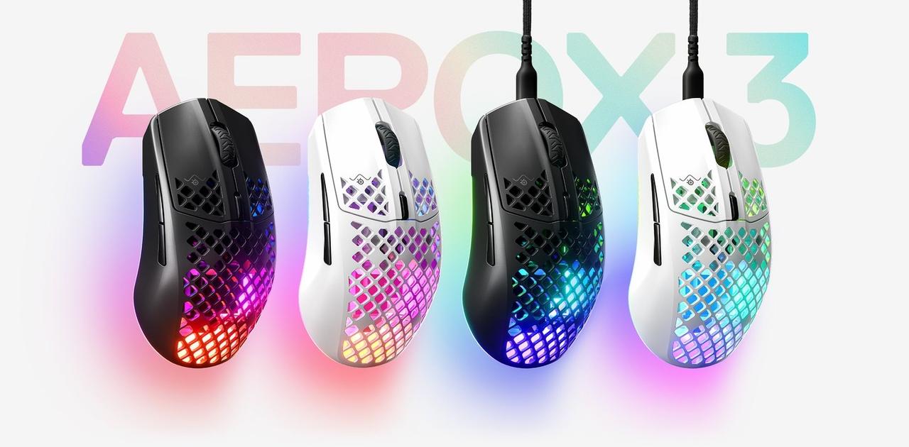 超軽量で滑りやすくスムーズに動かせるsteelseriesのゲーミング マウス Aerox 3 22 Edition ギズモード ジャパン