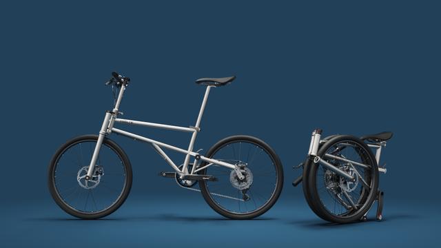 超コンパクトになるし軽い！チタンでできた折りたたみ自転車｢Helix 