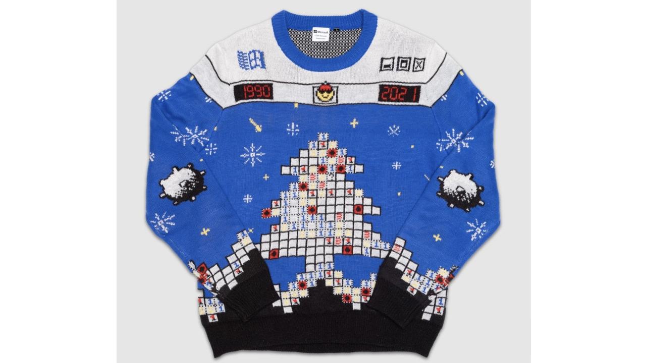 今年もダサいぞ！ マイクロソフトのクリスマス恒例ダサセーターは『マインスイーパー』柄