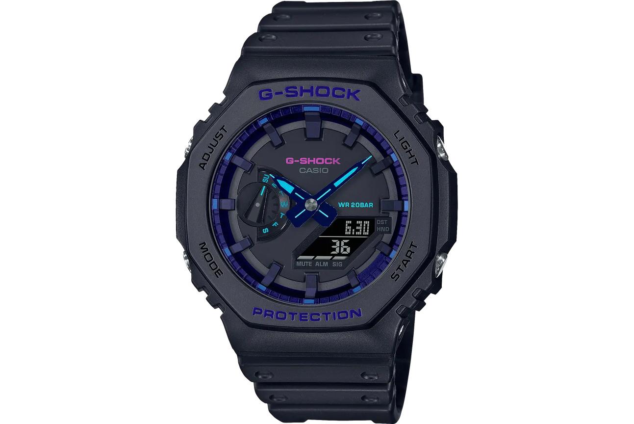 VR空間の色は紫？ バーチャルをイメージしたG-SHOCKの新コレクションが