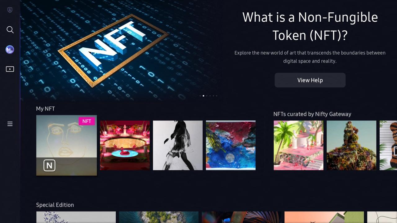 サムスンの次世代テレビはNFTの表示や取引きが可能になる。収集家の拡大に一役買うかな？ #CES2022