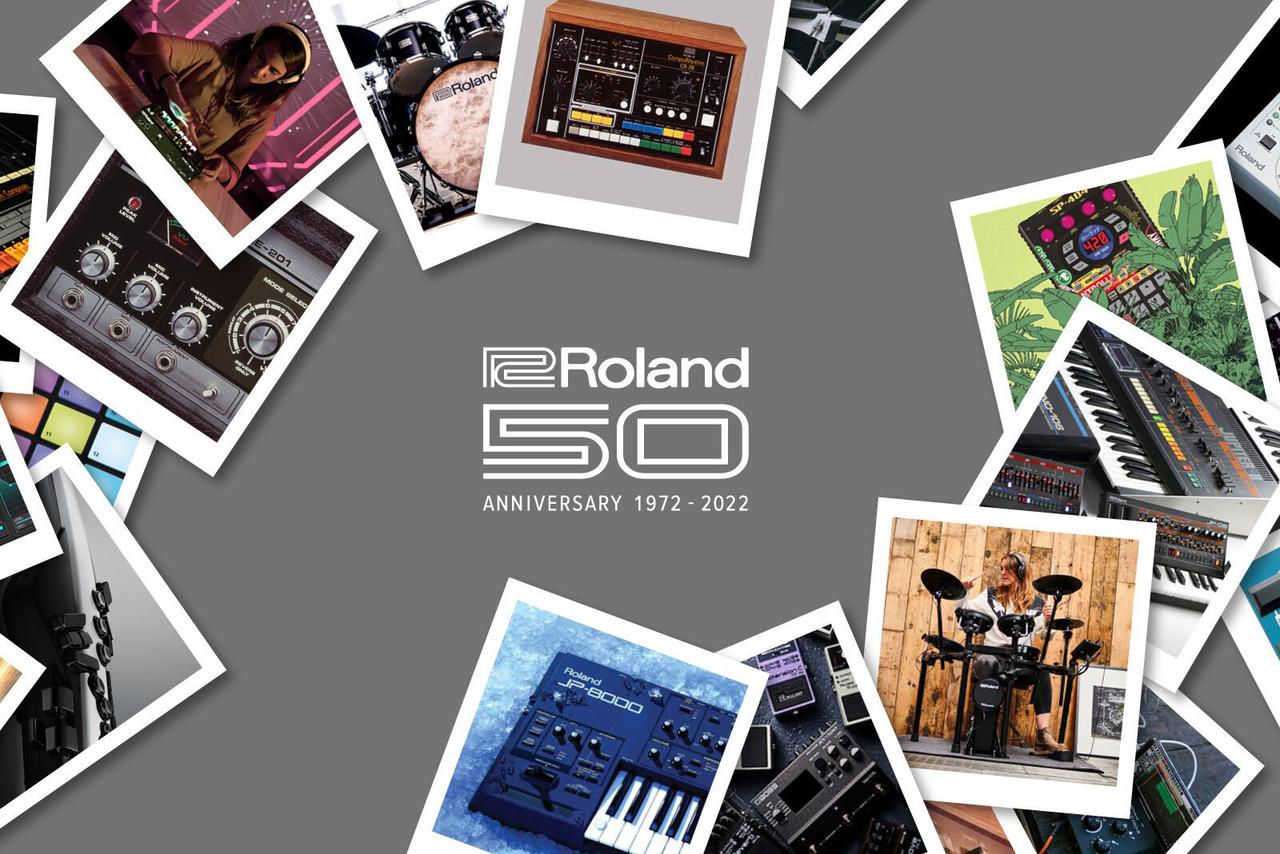 Rolandが創業50周年。音楽シーンを変えた名機材を時系列で振り返る特設サイト公開