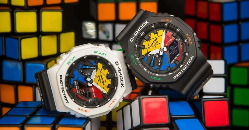 G-SHOCKからルービックキューブとコラボした限定モデル。遊び心があっ 