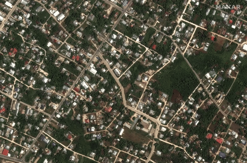 衛星画像が物語る、トンガ噴火の被災状況
