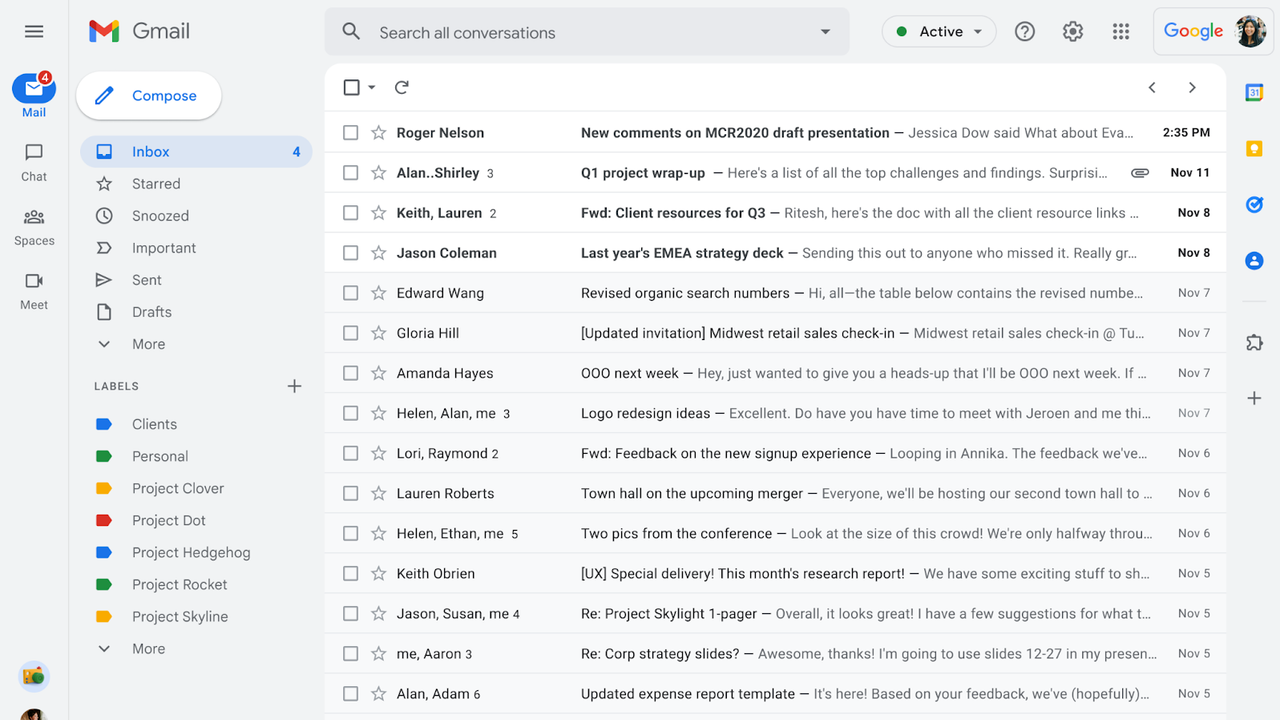 Gmailが新インターフェイスになりますよ