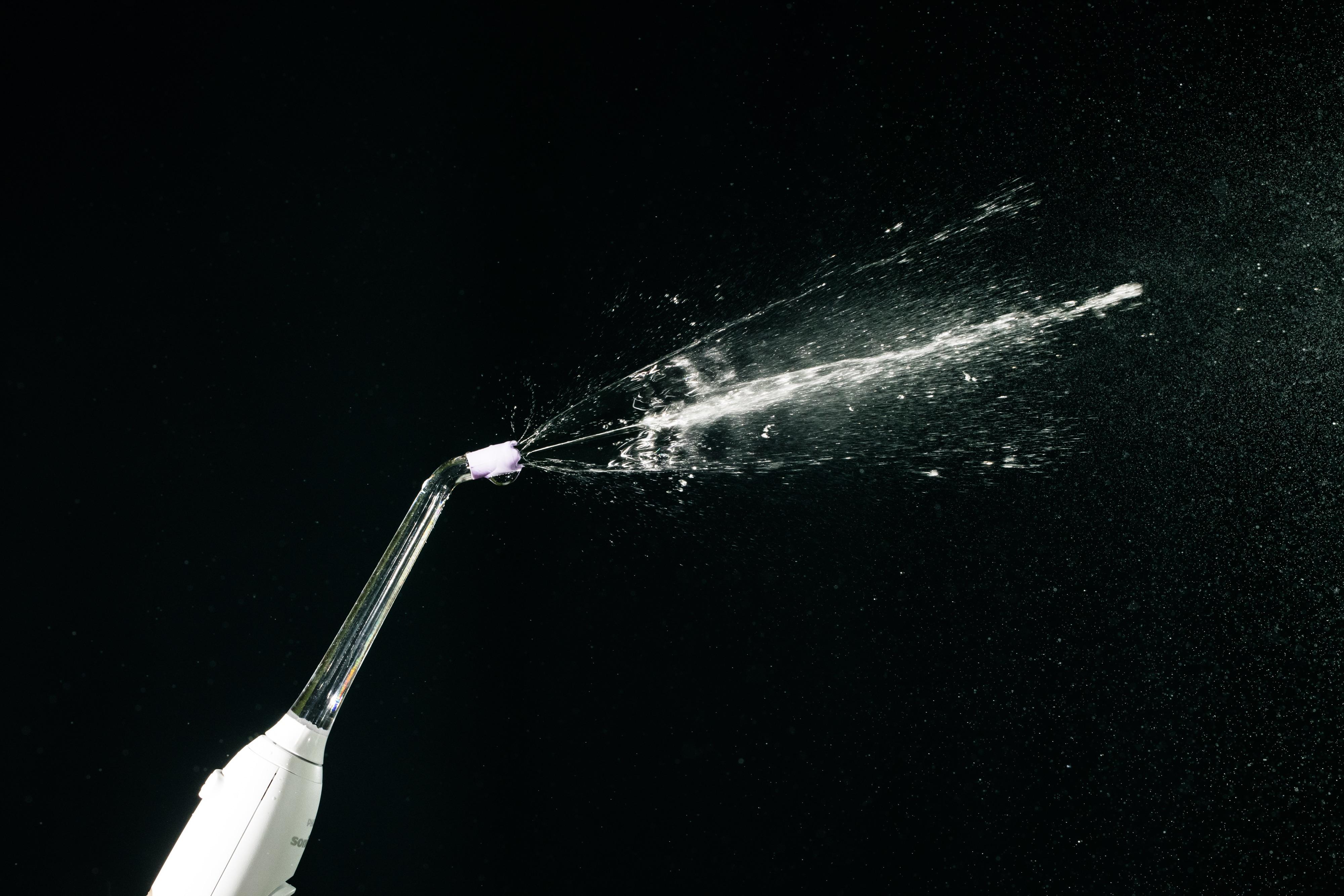 本体•ノズルと箱のみ　ソニッケアーコードレスパワーフロッサー3000X ブラック Philips Sonicare Sonicare Cordless Power Flosser 3000