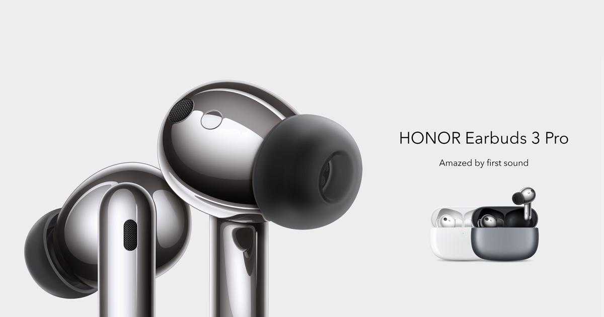 業界初、耳から体温をチェックできるイヤホン｢HONOR Earbuds 3 Pro