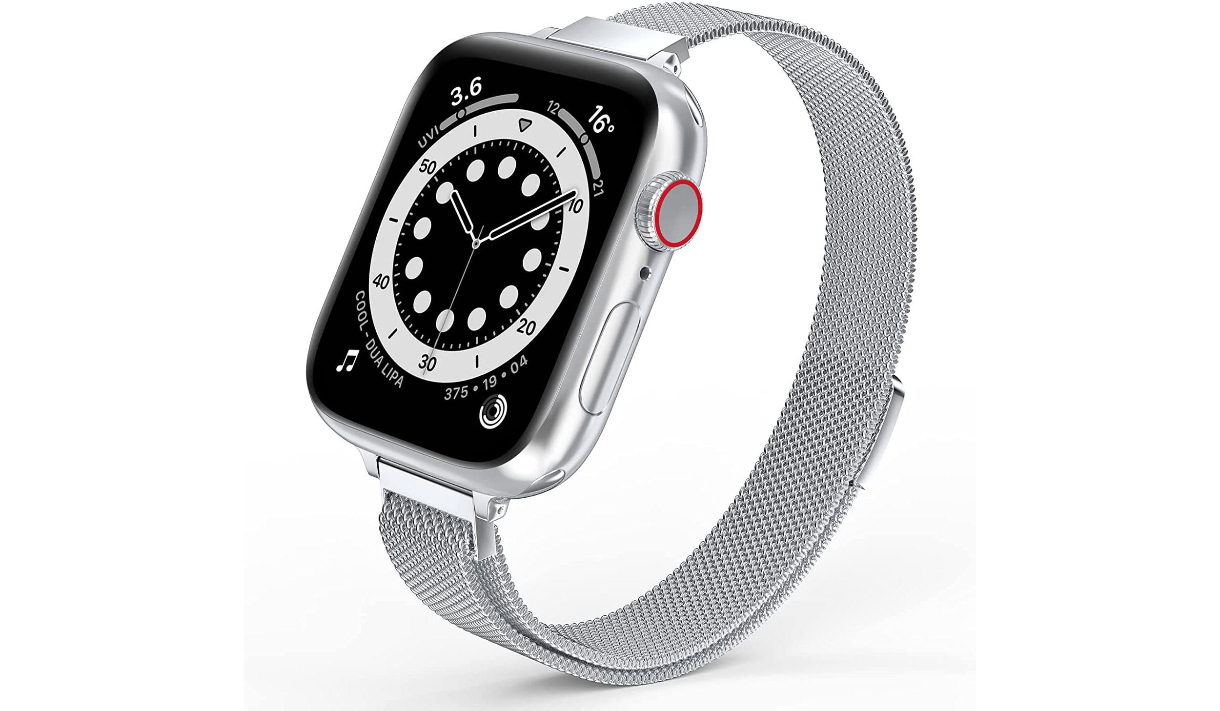 Apple Watch series7silver stainlessセール中-