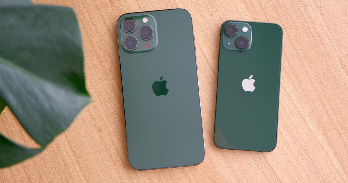 iPhone 13の新色、いろんなグリーンを楽しめるiPhoneだなぁ