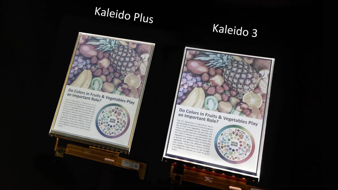 ついに動画再生も！ 最新カラーE Inkディスプレイ｢Kaleido 3｣