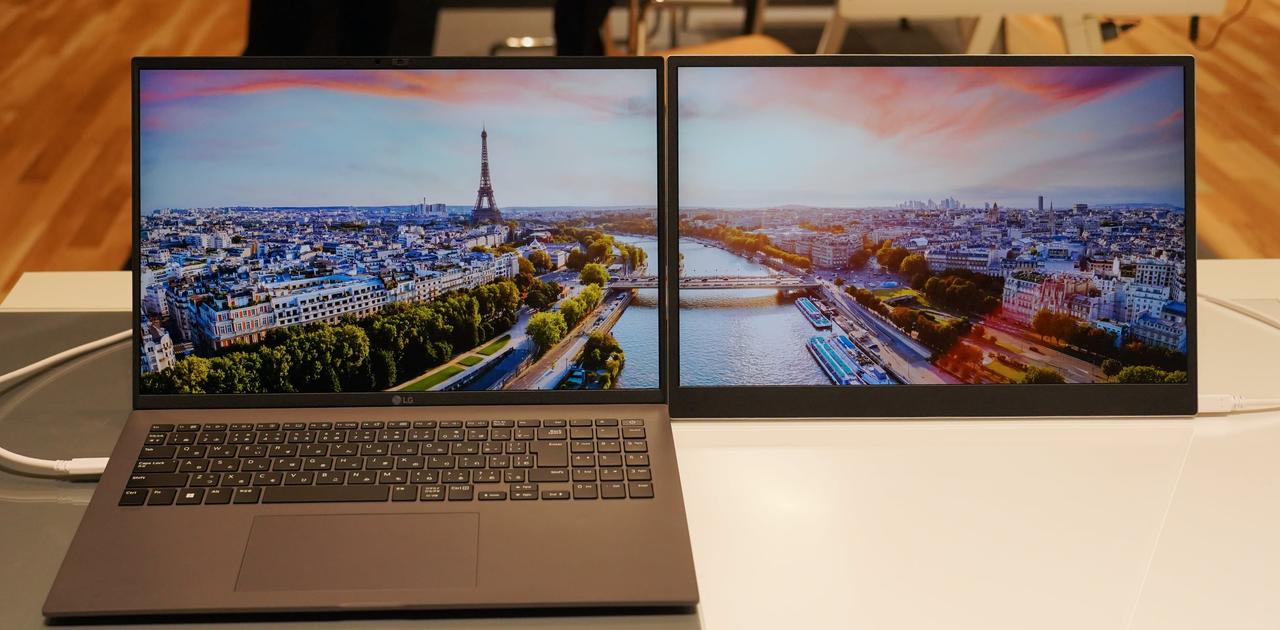 LG gramシリーズに16インチモバイルモニター登場。それはあまりにも軽 