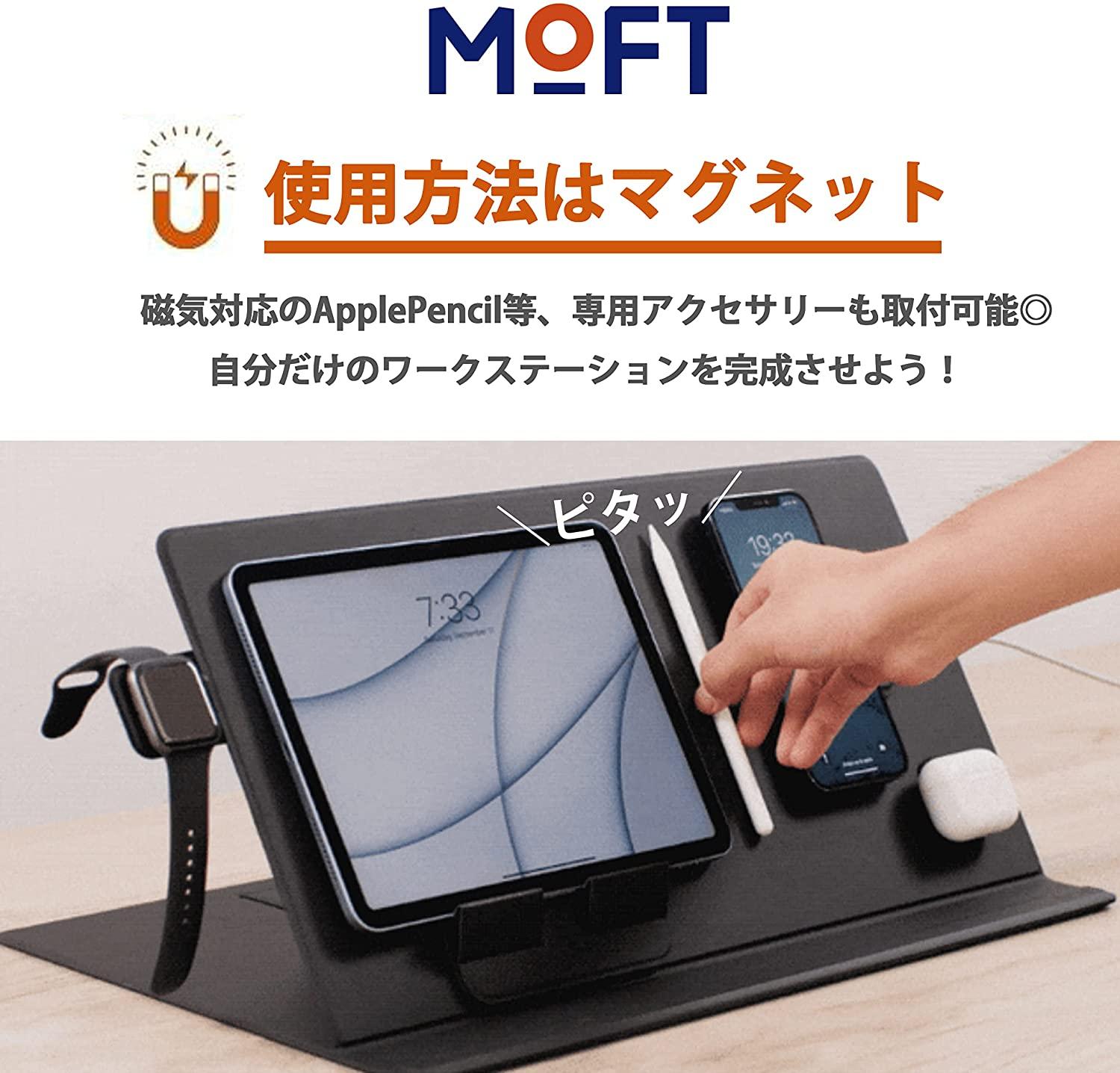 マグネットでペタペタ。MOFTの｢スマートデスクマット｣でガジェットを