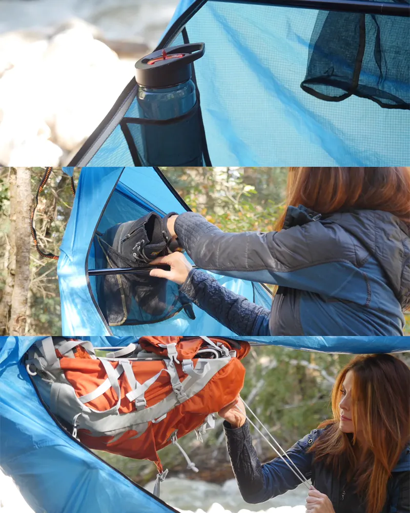 まっすぐ横になれるハンモックテントに豪華仕様「Haven Tent Safari」が ...