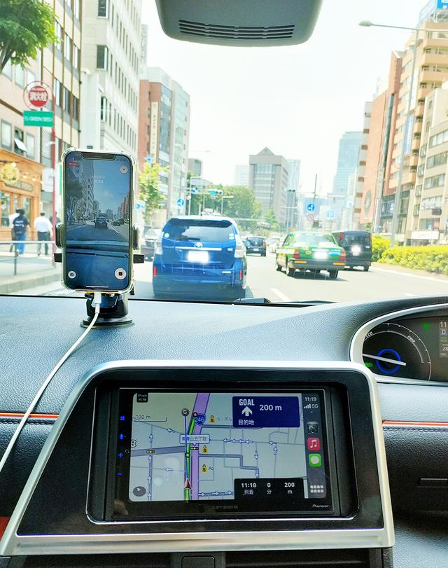 CarPlay『カーナビタイム』ドラレコ
