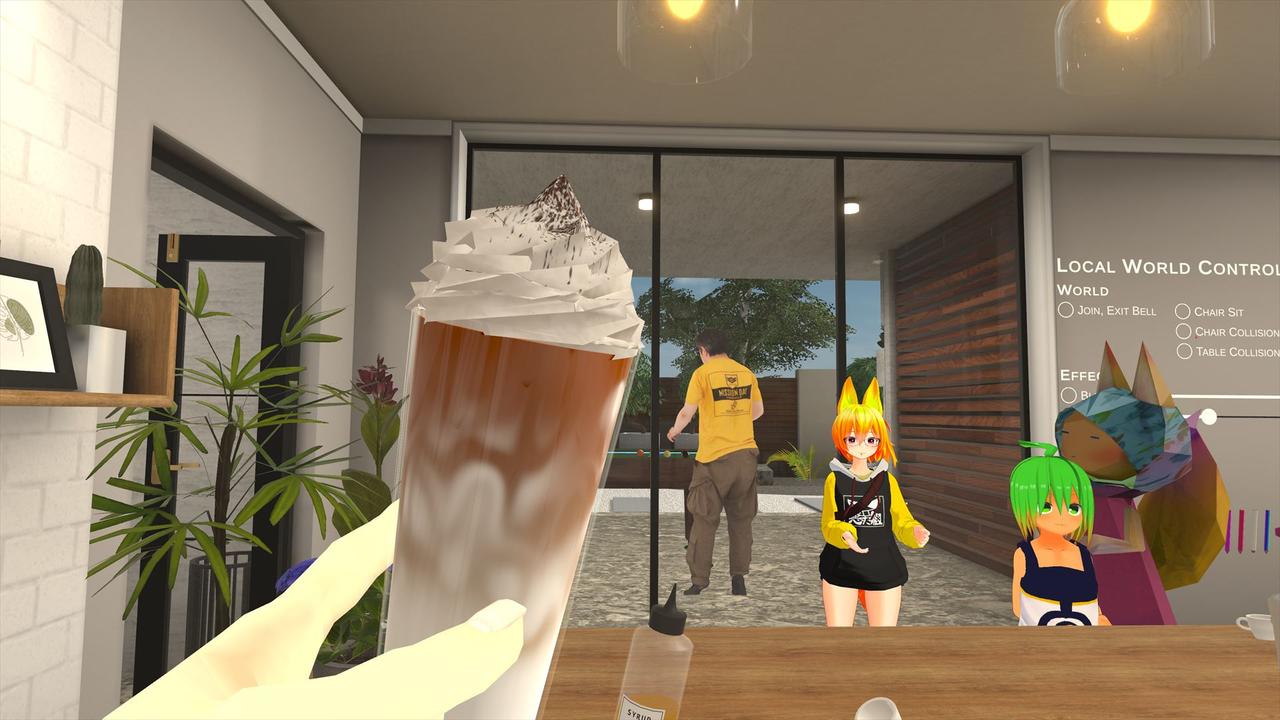 超現実でお仕事体験。カフェ店員ロープレができるワールド｢MiniGreen｣ #VRChat