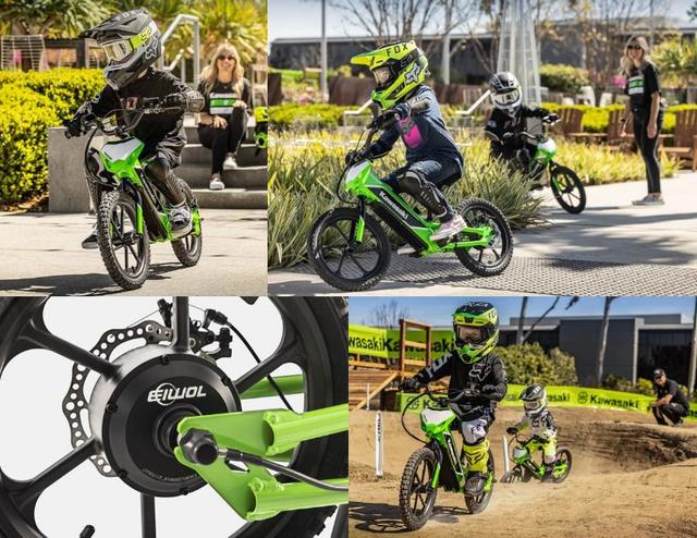 カワサキから子供用の電動BMXが登場。未来のライダーが育つかな 