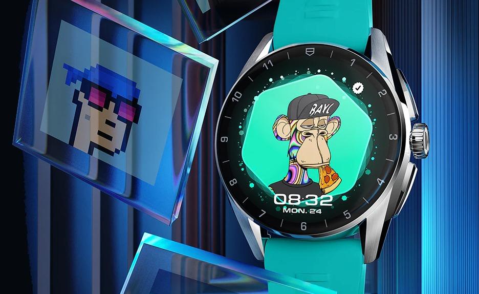 手首でチラ見してニヤり。タグ・ホイヤーからNFT表示ができるスマート