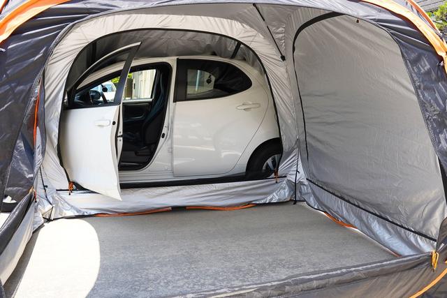 設置や連結も簡単 車と連結させスペースを拡張可能なポップアップテント Link Pop を使ってみた ギズモード ジャパン