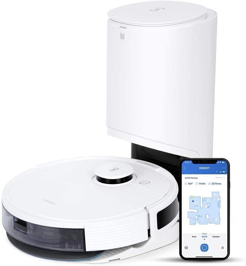 美品　ECOVACS ロボット掃除機 ホワイト 時間はお金で買えないけれど、僕らはロボット掃除機を買って時間を