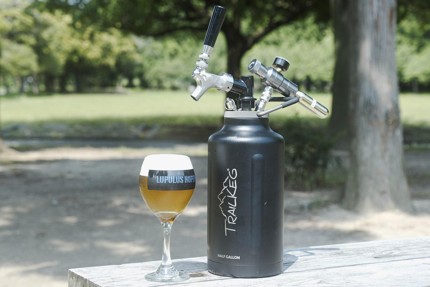 2022 Trailkeg CO2加圧式グラウラー 3.8Lアウトドアビールサーバー