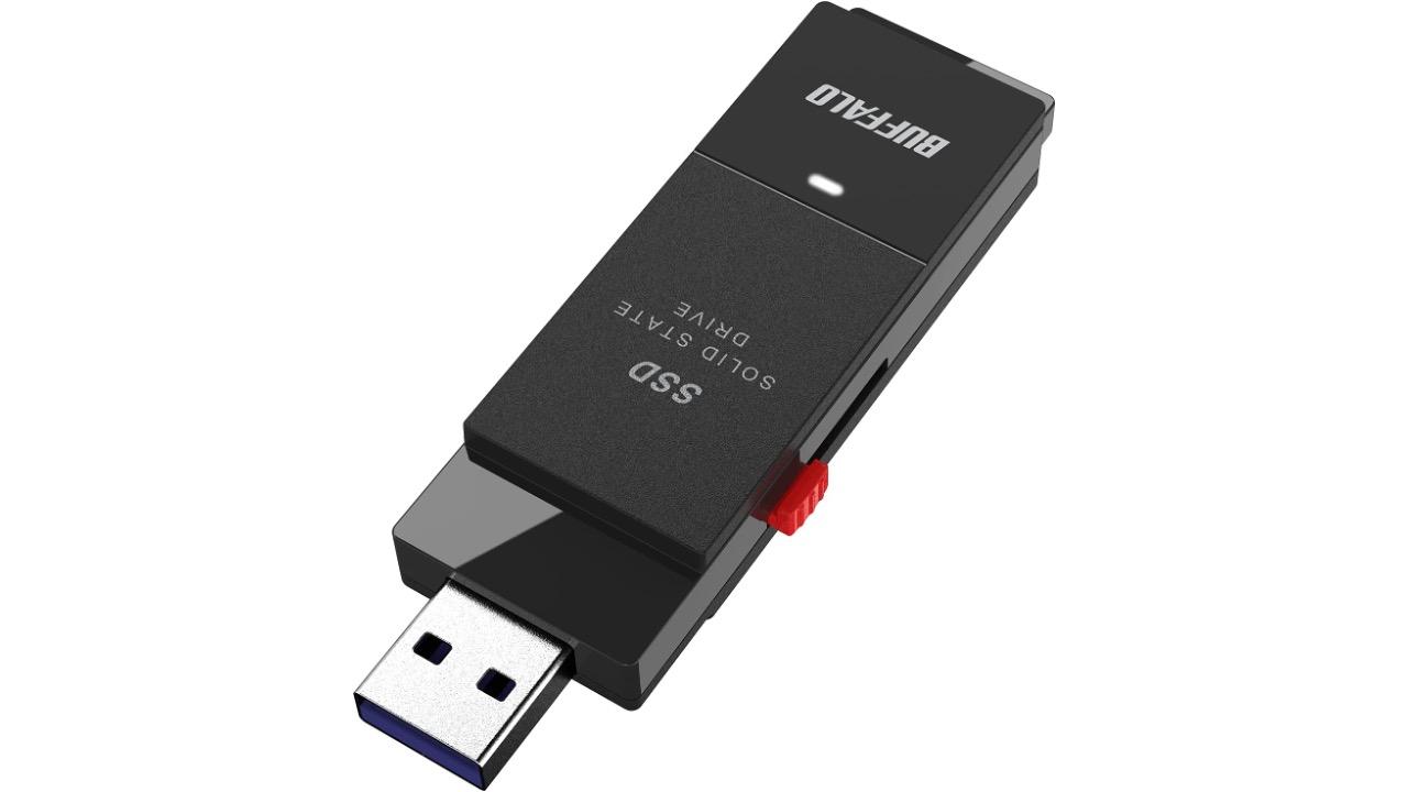 バッファロー SSD 外付け 250GB コンパクト USB3.1(Gen2) 高速転送
