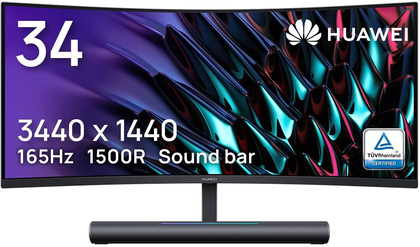 34インチウルトラワイドで165Hz。HUAWEIのゲーミングモニターが5万2790