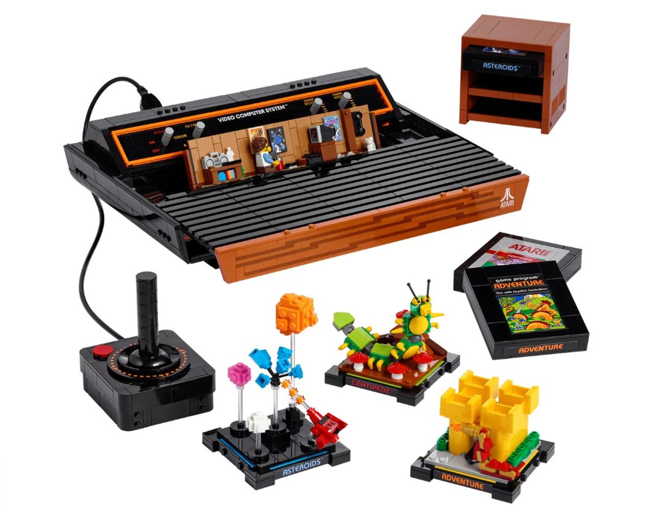 レゴ化した｢Atari 2600｣、ゲームはできないけど中から80年代のエモい風景が飛び出します