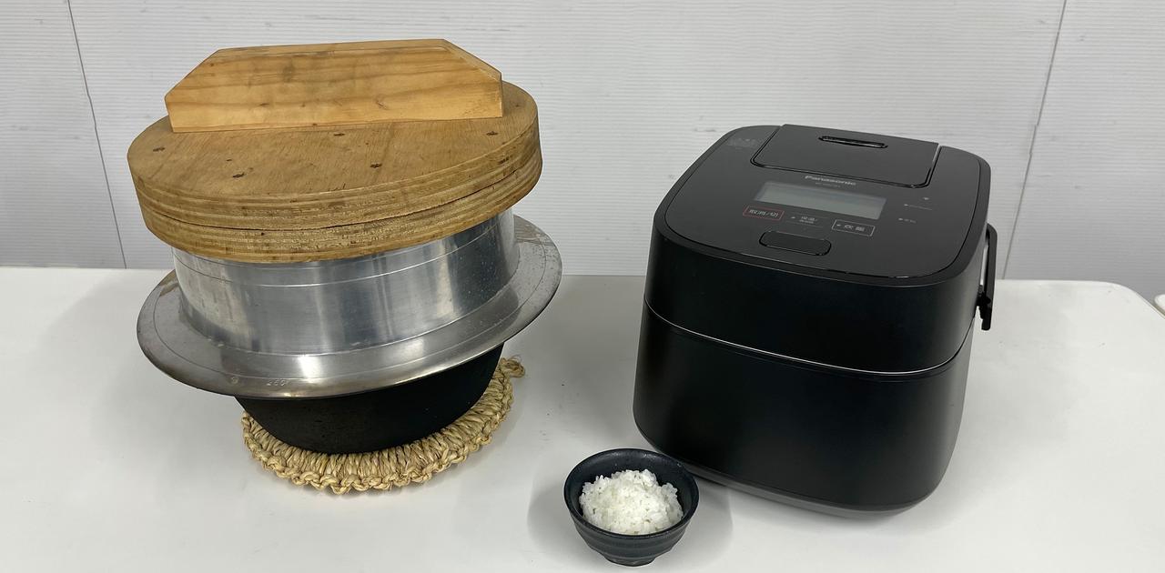 炊飯器｢おどり炊き｣ボディをくり抜いたら、かまど並みに沸騰して