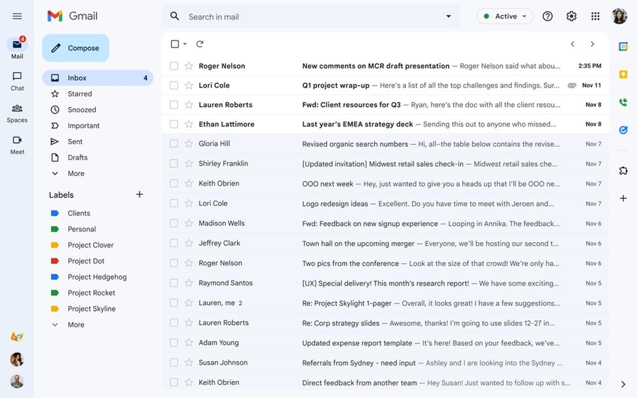 Gmailが｢統合型｣の新デザインに！ もう使ってみた？