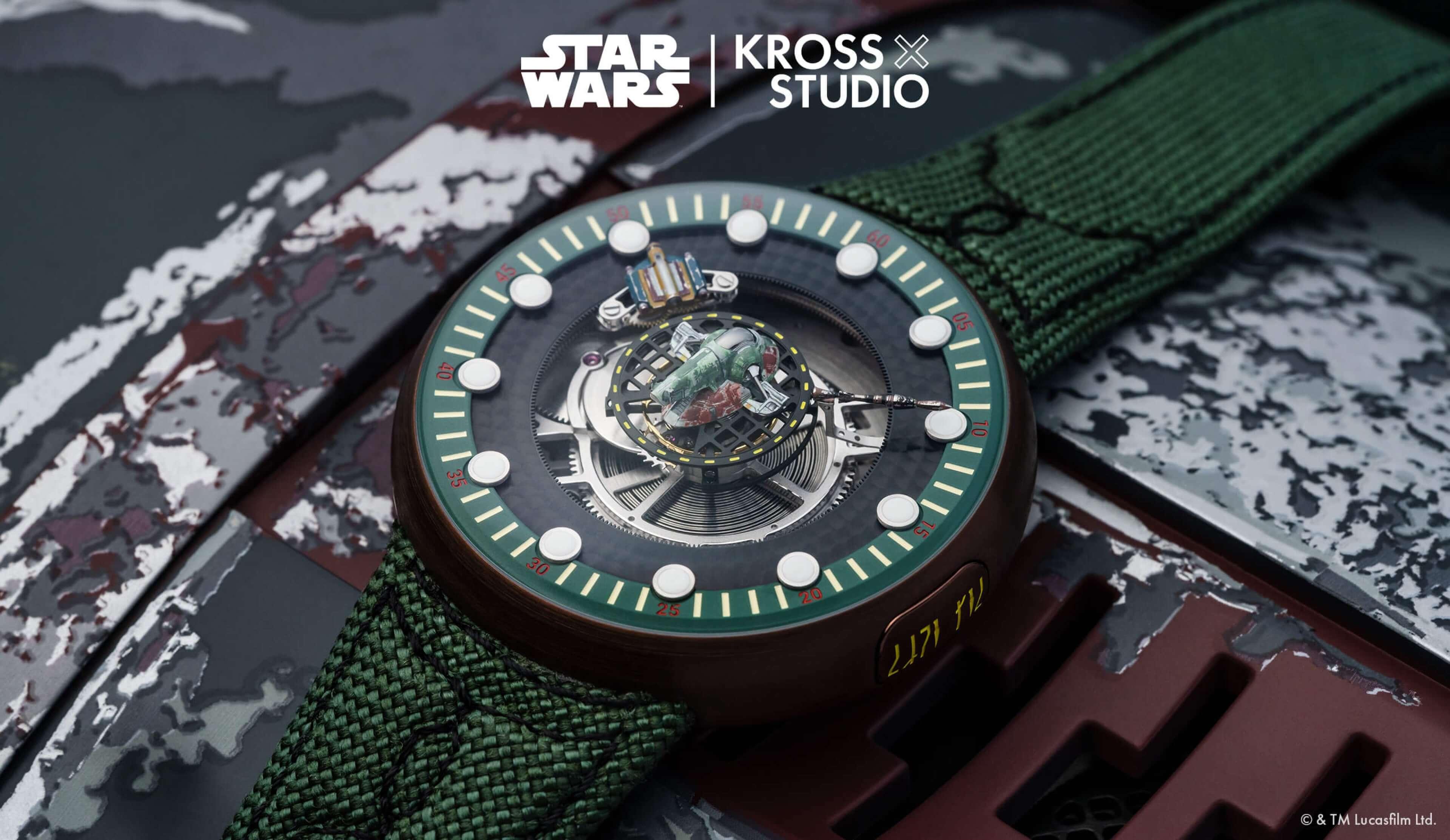 FOSSIL世界限定2000本 スターウォーズ.ボバ・フェットの腕時計 