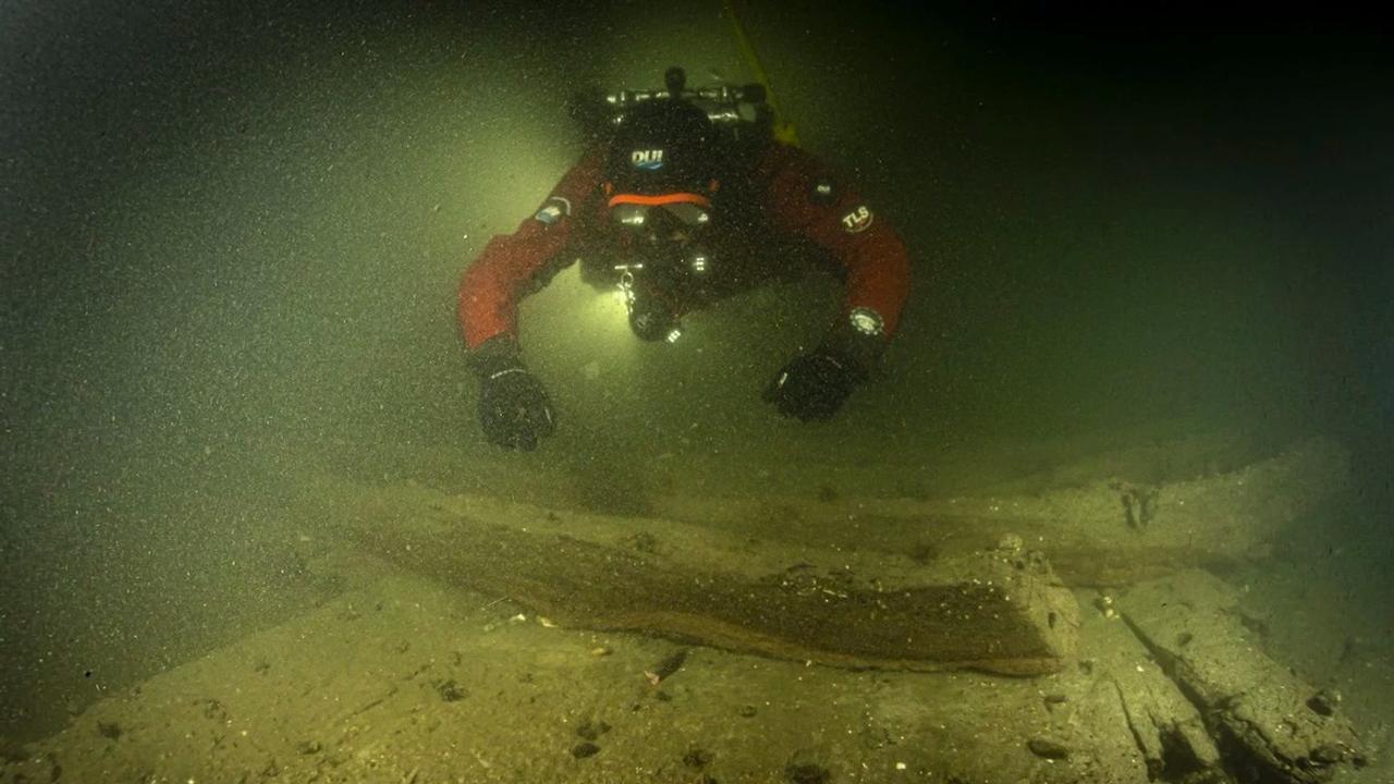 沈没して約375年。ドイツの川底で見つかった｢忘れ去られた船｣