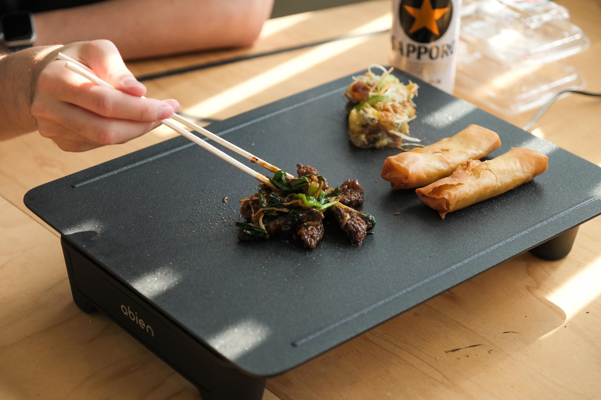 ラスト(新品) abien MAGIC GRILL スマートグリル プレート-eastgate.mk