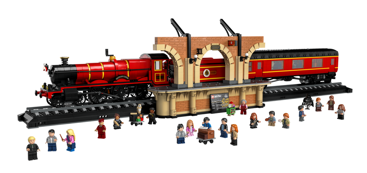 レバーを回すと車輪が動く！全長1mを超えるLEGOホグワーツ特急が8月末