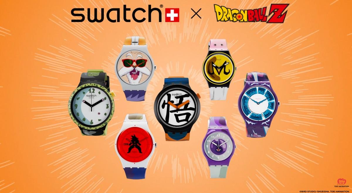 スウォッチから「ドラゴンボールZ」モデルが7本発売。各キャラの特徴が 