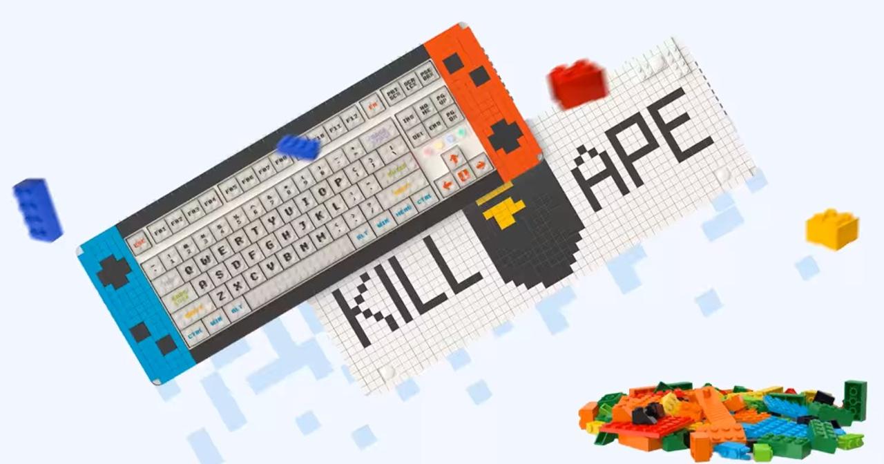 思うがままにデザインできる｡レゴをくっつけられるメカニカル・キーボード｢Pixel｣