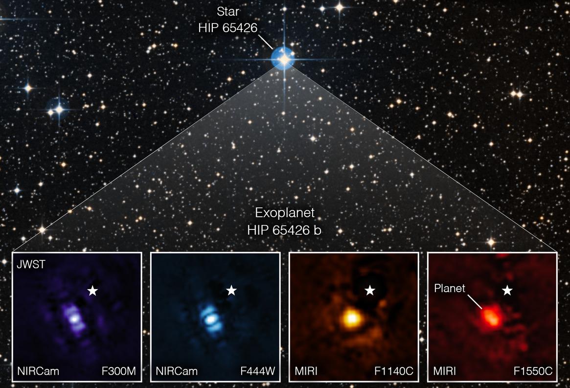 ジェイムズ・ウェッブ宇宙望遠鏡が初めて太陽系外惑星の撮影に成功