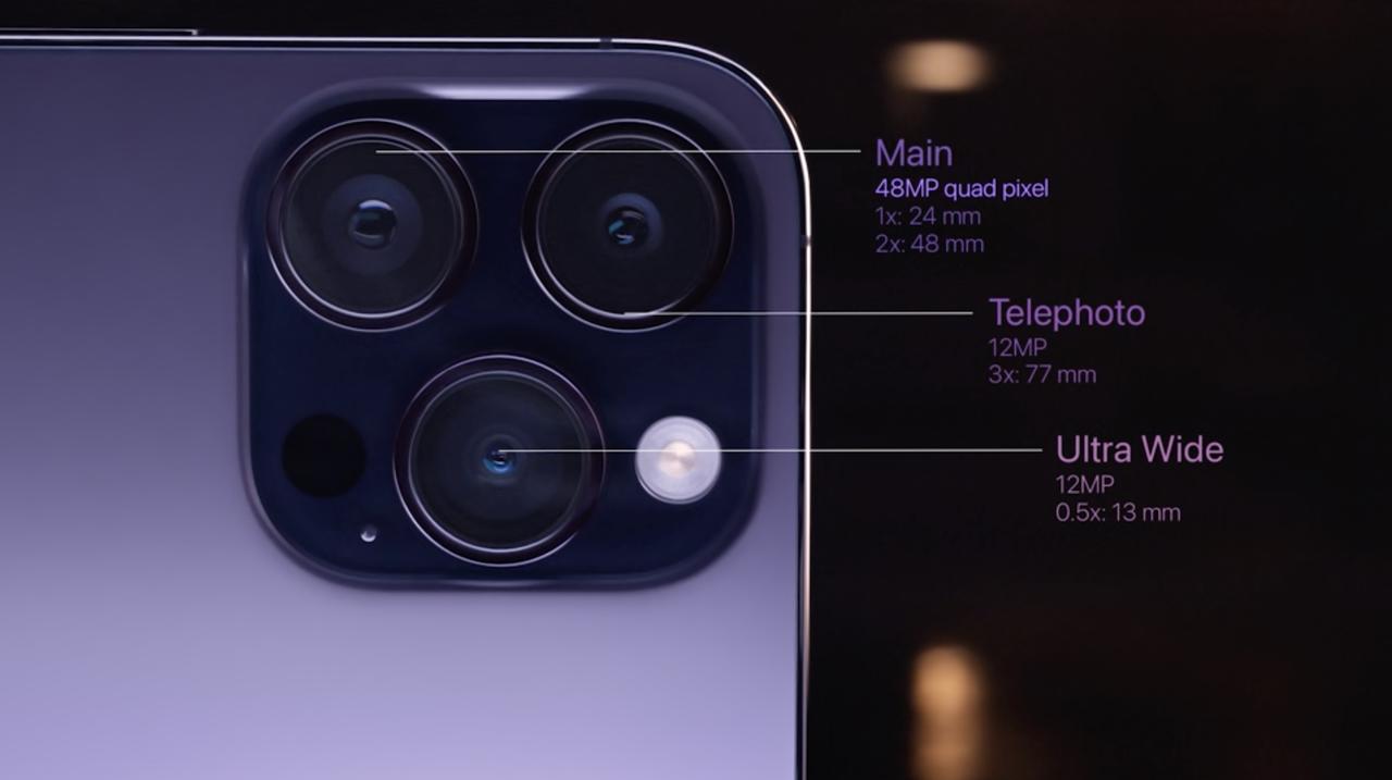 iPhone 14 Pro/Pro Maxのメインカメラスペック判明！ 24mmで4800万画素だ！ #AppleEvent