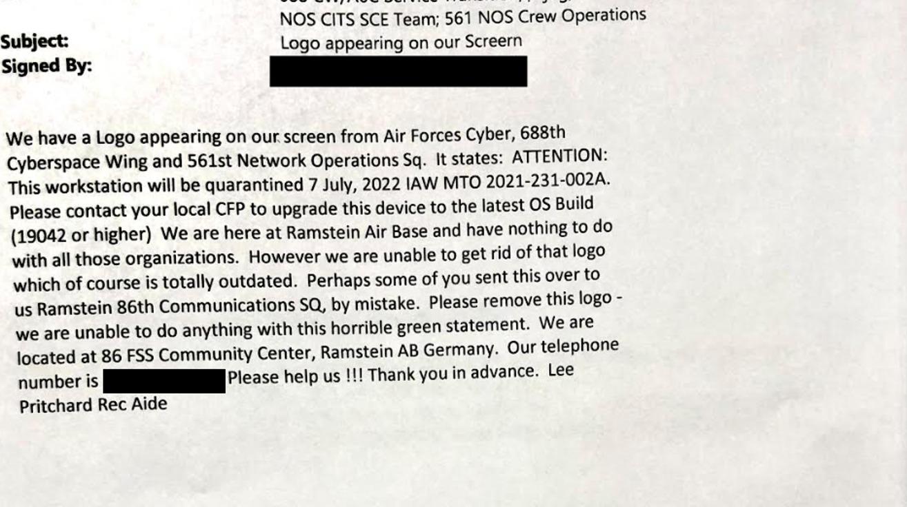 かもメール 米空軍でのウッカリ者、間違って「全軍関係者に一斉メール」機能を使っ