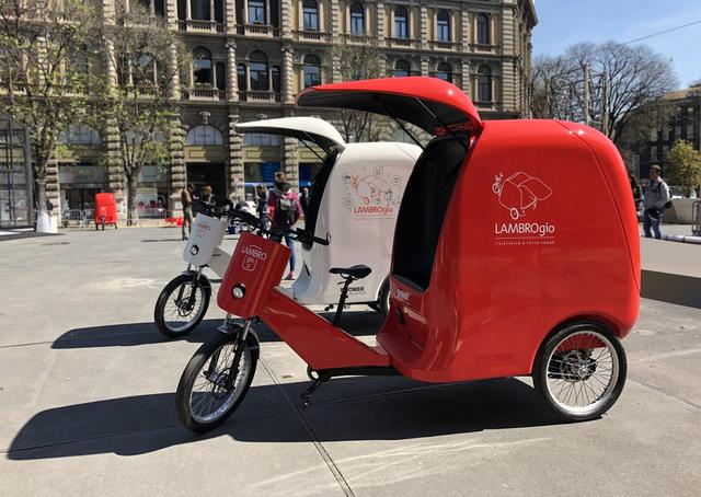 人間だって載せられる！超大容量の3輪eカーゴバイク｢LAMBRO 