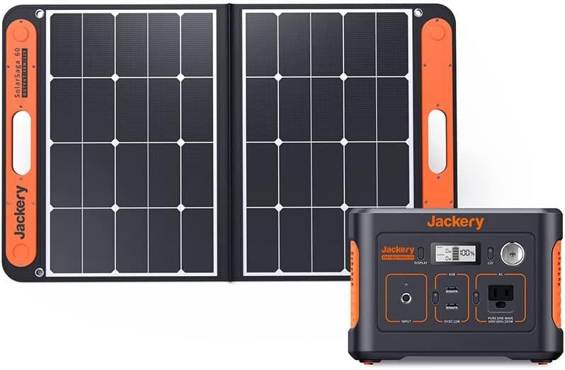 Jackery ポータブル電源 240 +ソーラーパネル 60（ポタ電＋