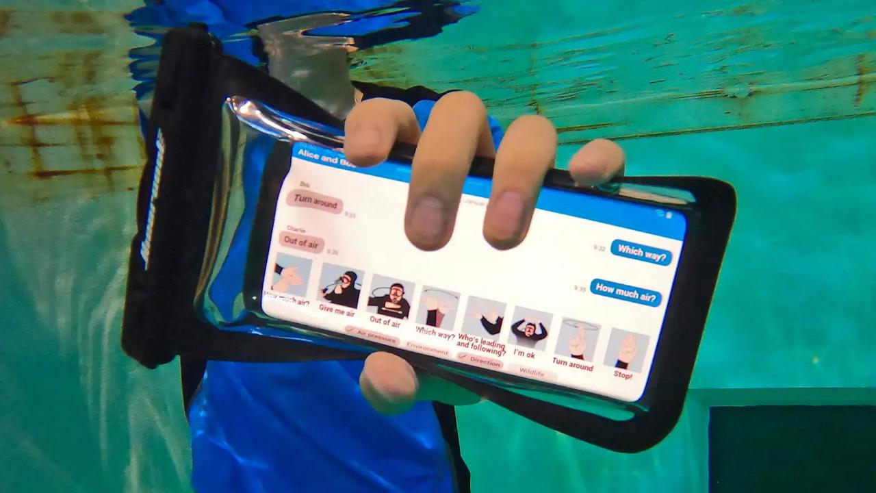 水中でメッセージをやりとり！ 音波を利用したAndroidアプリ