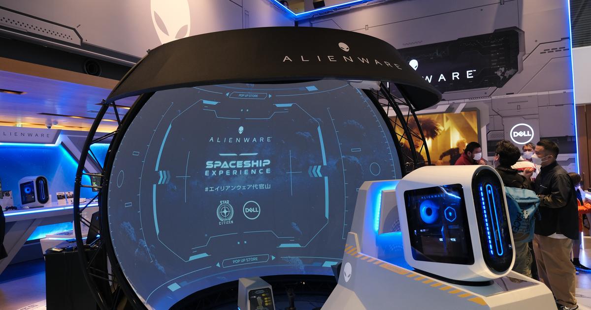 ようこそ、近未来空間へ。Alienwareのポップアップストアが代官山に 