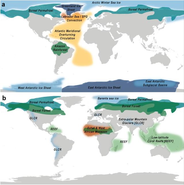 Regional Impacts of Tipping Elements